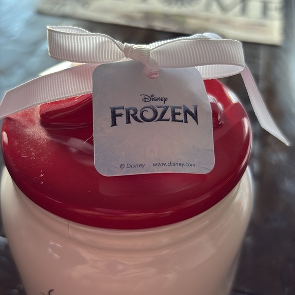 Rae Dunn Red and White Ceramic Jar - Picture 4 of 4